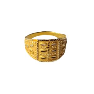 Solid 22K/18K/14K Fine Gold Certified Stamped Abstract Design Kid's Ring