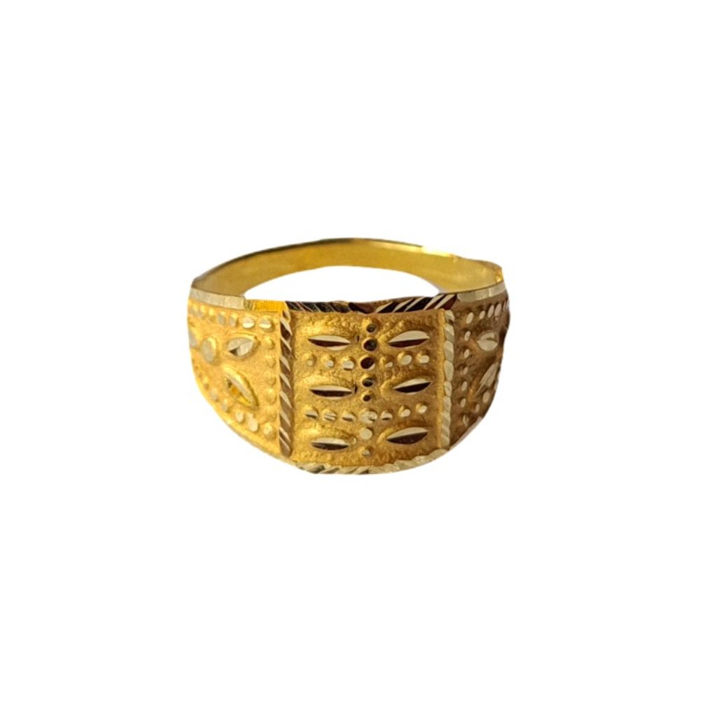 Solid 22K/18K/14K Fine Gold Certified Stamped Abstract Design Kid's Ring