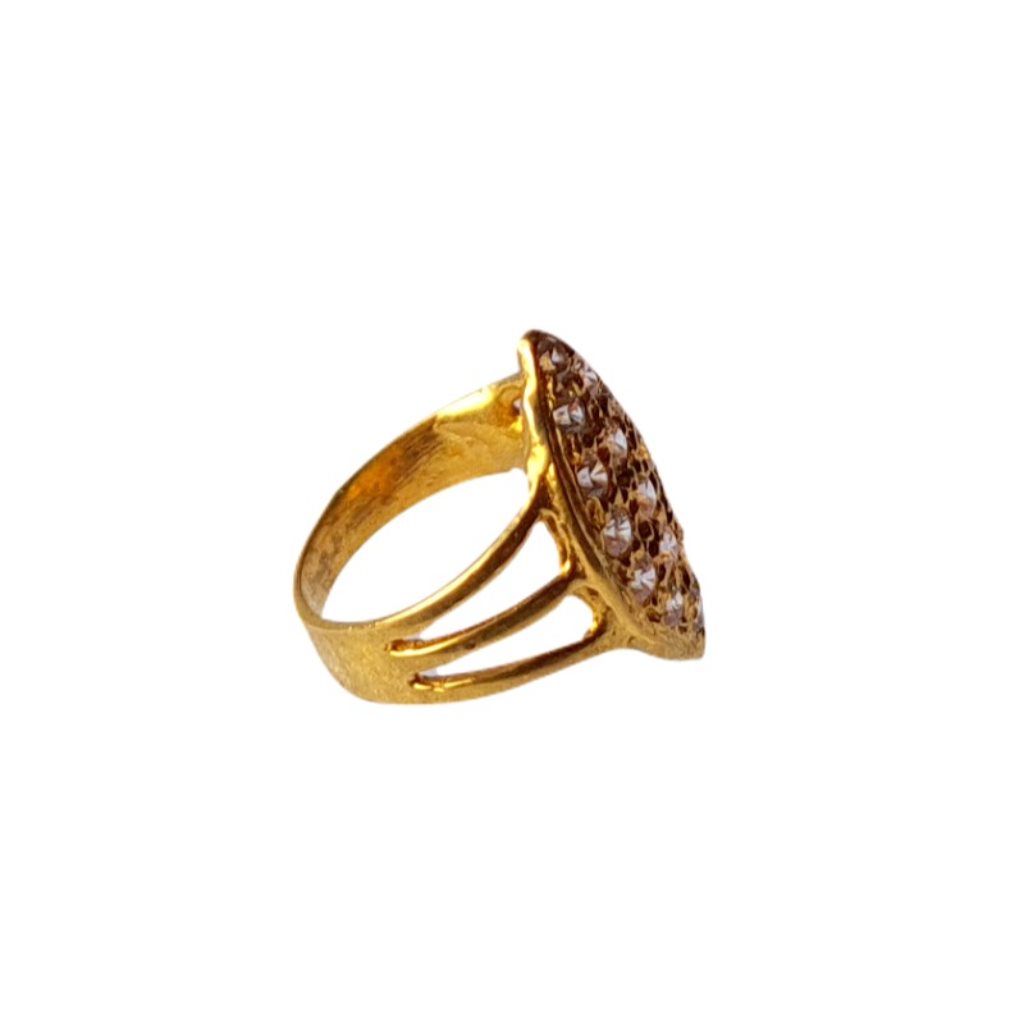 Solid 22K/18K/14K Fine Gold Certified Stamped Studded Design Kid's Ring