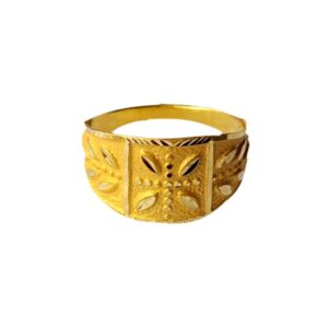 Solid 22K/18K/14K Fine Gold Certified Stamped Abstract Design Kid's Ring