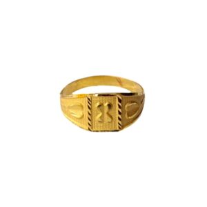 Solid 22K/18K/14K Fine Gold Certified Stamped Beautiful Design Kid's Ring
