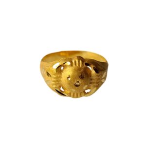 Solid 22K/18K/14K Fine Gold Certified Stamped Unique 3d Design Kid's Ring