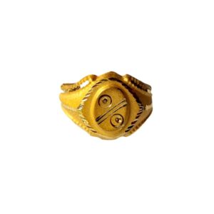 Solid 22K/18K/14K Fine Gold Certified Stamped Oval Design Kid's Ring