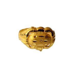 Solid 22K/18K/14K Fine Gold Certified Stamped Abstract Design Kid's Ring