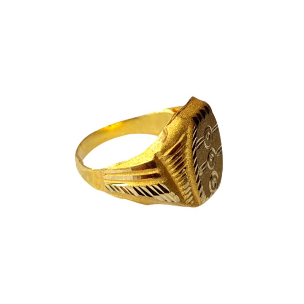Solid 22K/18K/14K Fine Gold Certified Stamped Oval Design Kid's Ring