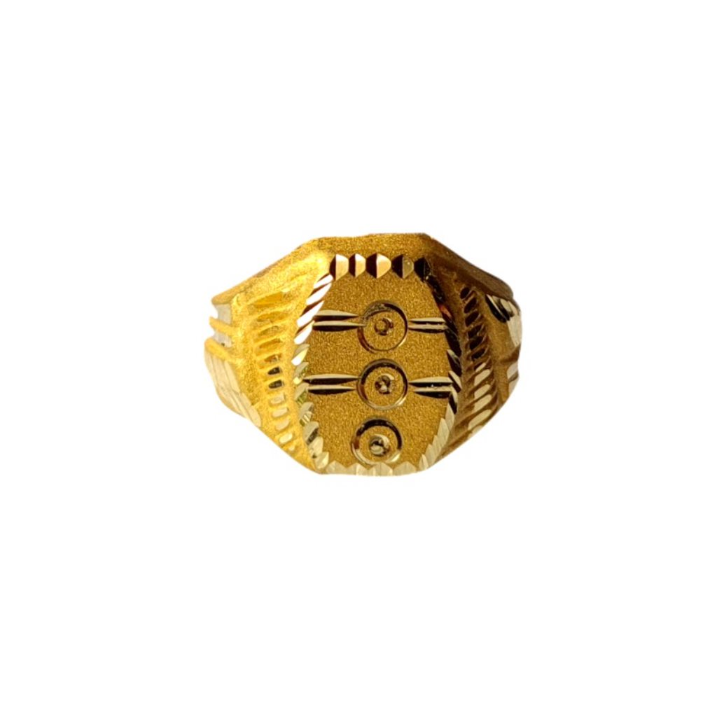 Solid 22K/18K/14K Fine Gold Certified Stamped Oval Design Kid's Ring
