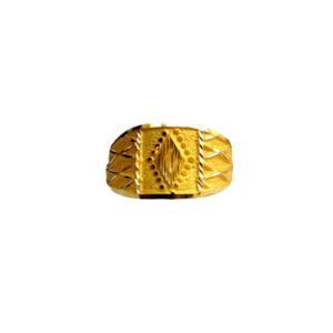 Solid 22K/18K/14K Fine Gold Certified Stamped Round Design Kid's Ring