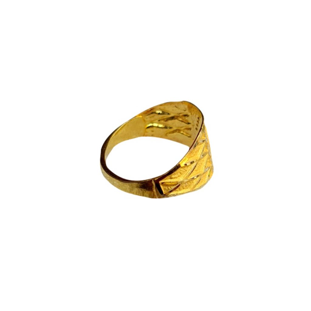 Solid 22K/18K/14K Fine Gold Certified Stamped Round Design Kid's Ring