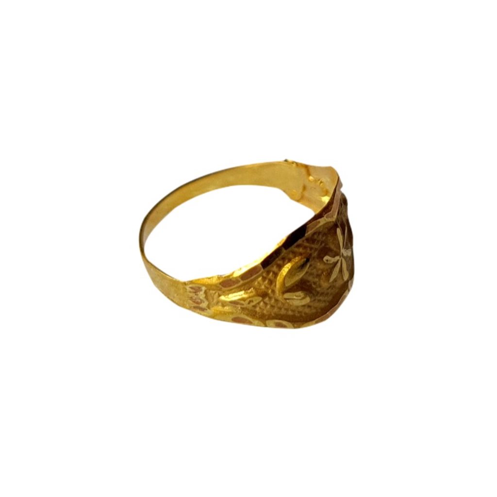 Solid 22K/18K/14K Fine Gold Certified Stamped Flower Design Kid's Ring