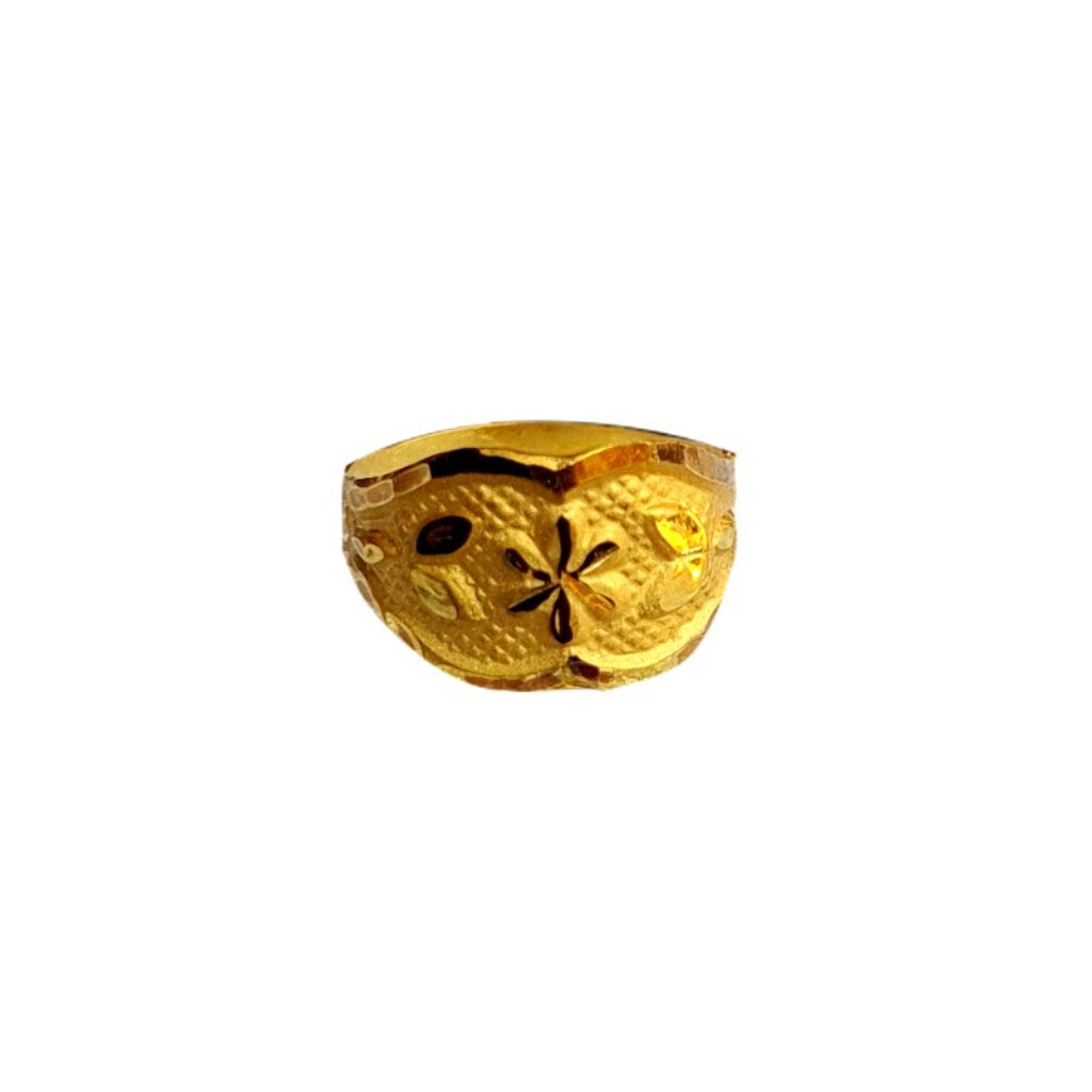 Solid 22K/18K/14K Fine Gold Certified Stamped Flower Design Kid's Ring