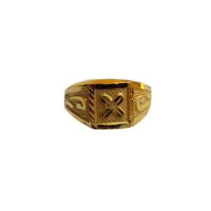 Solid 22K/18K/14K Fine Gold Certified Stamped Flower Design Kid's Ring