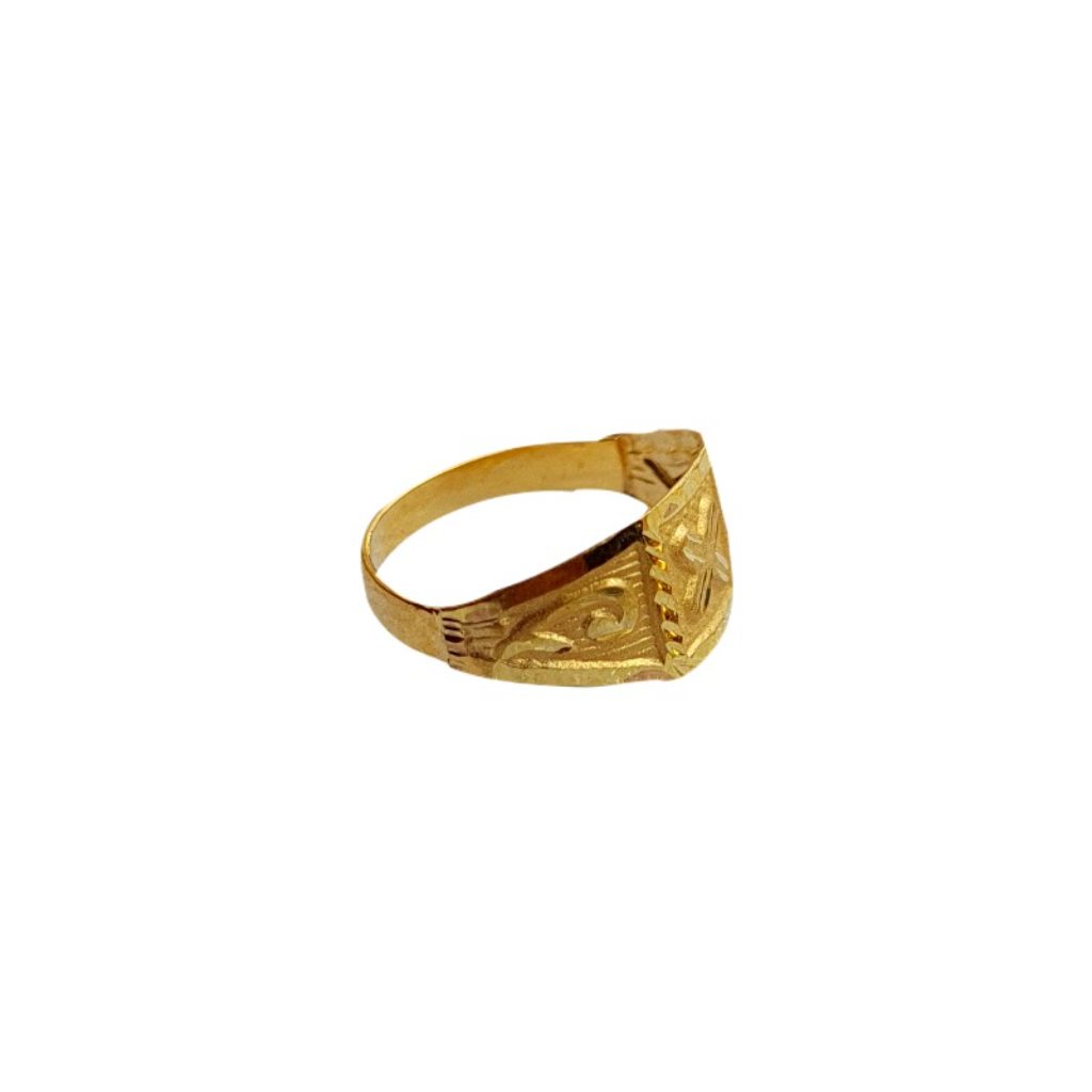 Solid 22K/18K/14K Fine Gold Certified Stamped Flower Design Kid's Ring
