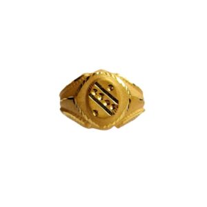Solid 22K/18K/14K Fine Gold Certified Stamped Oval Design Kid's Ring