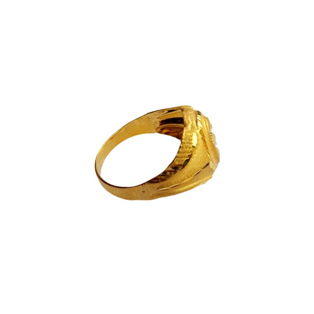 Solid 22K/18K/14K Fine Gold Certified Stamped Oval Design Kid's Ring