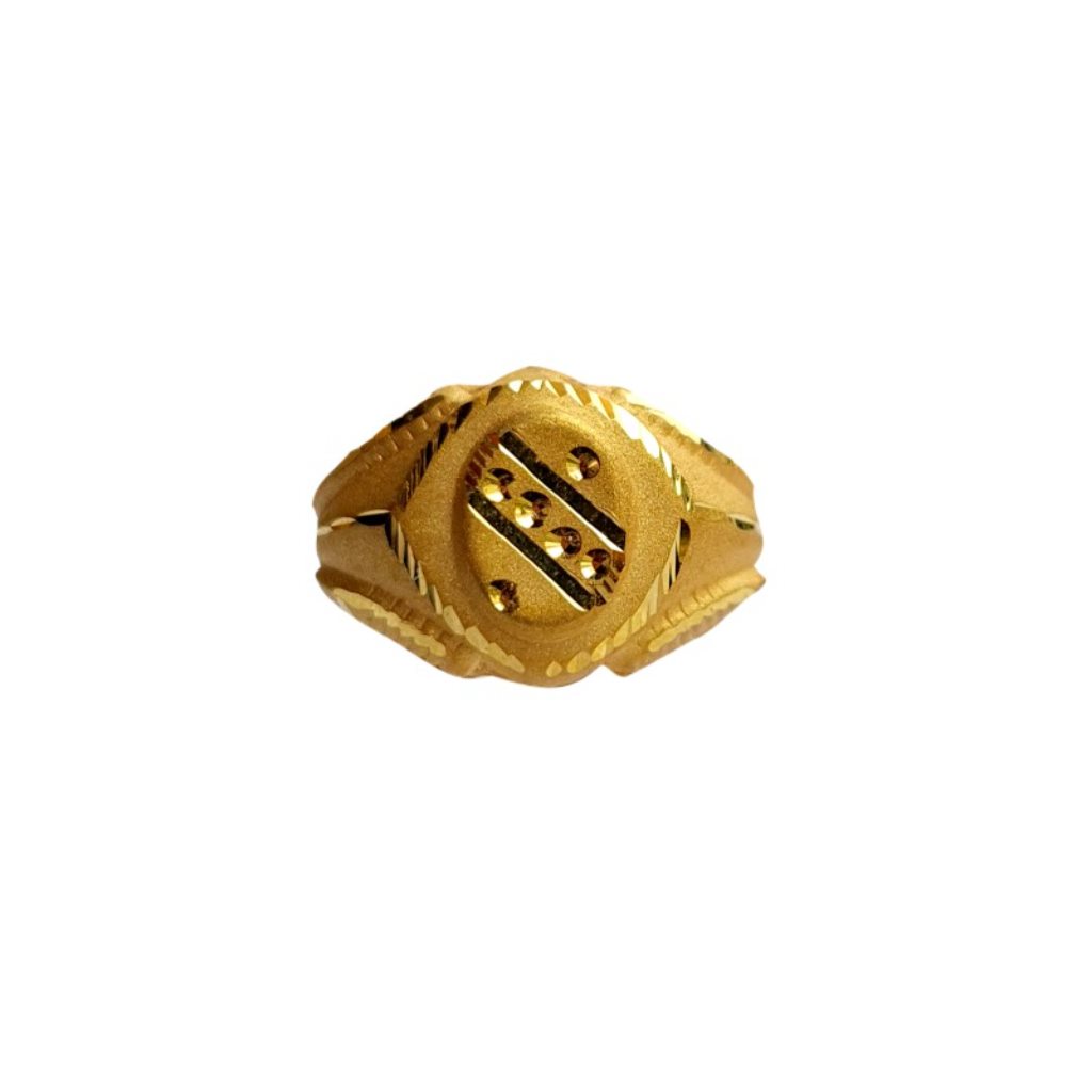 Solid 22K/18K/14K Fine Gold Certified Stamped Oval Design Kid's Ring