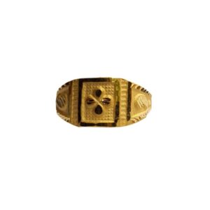 Solid 22K/18K/14K Fine Gold Certified Stamped Flower Design Kid's Ring