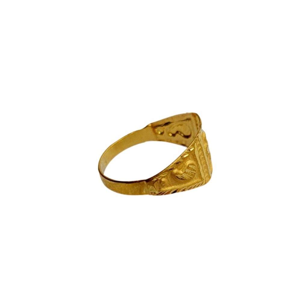 Solid 22K/18K/14K Fine Gold Certified Stamped Flower Design Kid's Ring