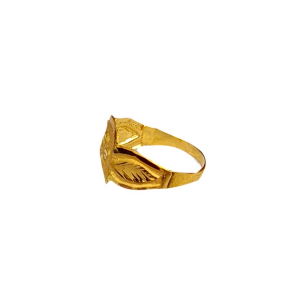 Solid 22K/18K/14K Fine Gold Certified Stamped Flower Design Kid's Ring
