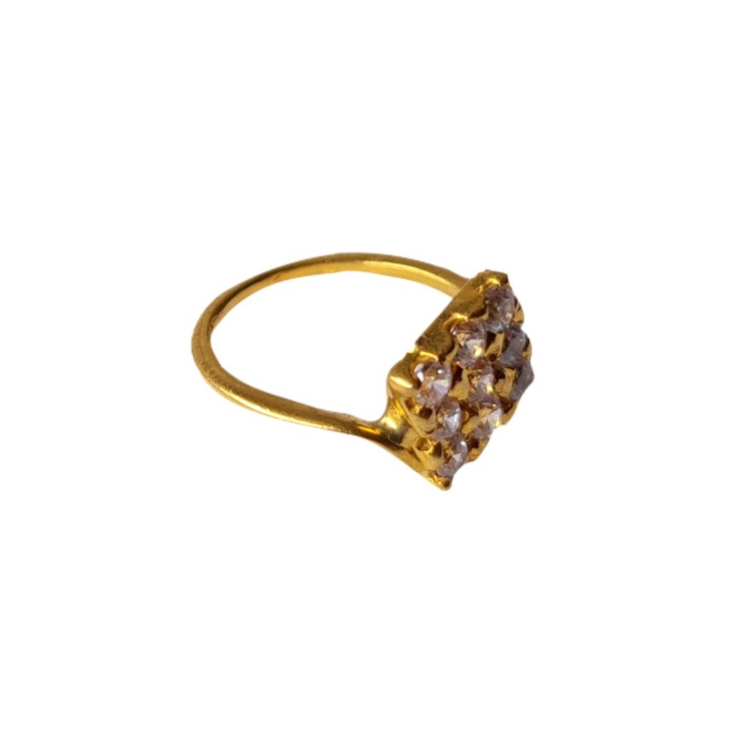 Solid 22K/18K/14K Fine Gold Certified Stamped Stones Design Kid's Ring