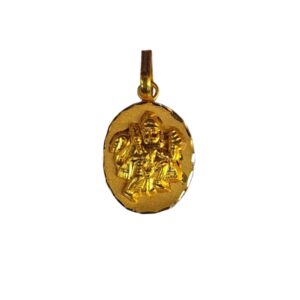 Solid 22K/18K/14K Fine Gold Certified Stamped Lord Hanuman Design Pendant In 22 Carat,18 Carat and 14 Carat Fine Gold
