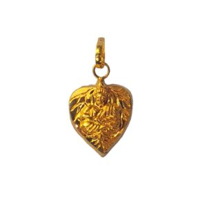 Solid 22K/18K/14K Fine Gold Certified Stamped Heart Shape Design Pendant In 22 Carat,18 Carat and 14 Carat Fine Gold