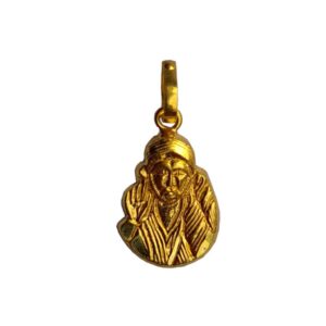 Solid 22K/18K/14K Fine Gold Certified Stamped Sai Baba Design Pendant In 22 Carat,18 Carat and 14 Carat Fine Gold