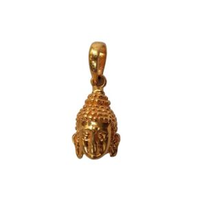 Solid 22K/18K/14K Fine Gold Certified Stamped Buddha Design Pendant In 22 Carat,18 Carat and 14 Carat Fine Gold