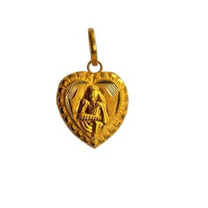 Solid 22K/18K/14K Fine Gold Certified Stamped Sai Baba Design Pendant In 22 Carat,18 Carat and 14 Carat Fine Gold