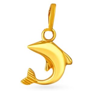 Solid 22K/18K/14K Fine Gold Certified Stamped Beautiful Fish Design Pendant In 22 Carat,18 Carat and 14 Carat Fine Gold