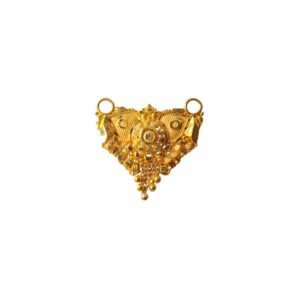Solid 22K/18K/14K Fine Gold Certified Stamped Unique Carved Design Pendant In 22 Carat,18 Carat and 14 Carat Fine Gold