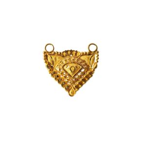 Solid 22K/18K/14K Fine Gold Certified Stamped Carved Design Pendant In 22 Carat,18 Carat and 14 Carat Fine Gold