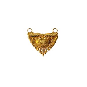 Solid 22K/18K/14K Fine Gold Certified Stamped Abstract Design Pendant In 22 Carat,18 Carat and 14 Carat Fine Gold