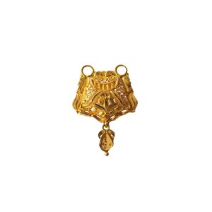 Solid 22K/18K/14K Fine Gold Certified Stamped Divine Design Pendant In 22 Carat,18 Carat and 14 Carat Fine Gold
