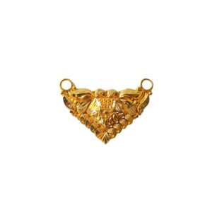 Solid 22K/18K/14K Fine Gold Certified Stamped Unique Design Pendant In 22 Carat,18 Carat and 14 Carat Fine Gold