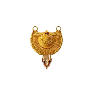 Solid 22K/18K/14K Fine Gold Certified Stamped Divine Design Pendant In 22 Carat,18 Carat and 14 Carat Fine Gold