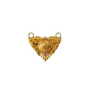 Solid 22K/18K/14K Fine Gold Certified Stamped Carved Design Pendant In 22 Carat,18 Carat and 14 Carat Fine Gold