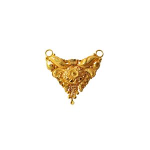 Solid 22K/18K/14K Fine Gold Certified Stamped Carved Design Pendant In 22 Carat,18 Carat and 14 Carat Fine Gold