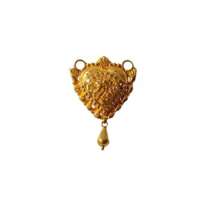 Solid 22K/18K/14K Fine Gold Certified Stamped Unique Carved Design Pendant In 22 Carat,18 Carat and 14 Carat Fine Gold
