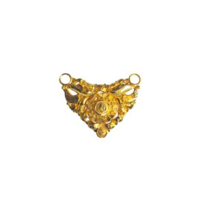 Solid 22K/18K/14K Fine Gold Certified Stamped Carved Design Pendant In 22 Carat,18 Carat and 14 Carat Fine Gold