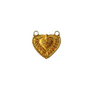 Solid 22K/18K/14K Fine Gold Certified Stamped Unique Carved Design Pendant In 22 Carat,18 Carat and 14 Carat Fine Gold