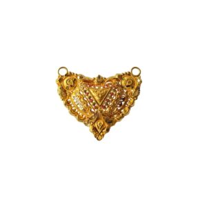 Solid 22K/18K/14K Fine Gold Certified Stamped Carved Design Pendant In 22 Carat,18 Carat and 14 Carat Fine Gold