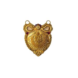 Solid 22K/18K/14K Fine Gold Certified Stamped Abstract Design Pendant In 22 Carat,18 Carat and 14 Carat Fine Gold