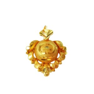 Solid 22K/18K/14K Fine Gold Certified Stamped Beautiful Heart Design Pendant