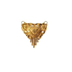 Solid 22K/18K/14K Fine Gold Certified Stamped Abstract Design Pendant In 22 Carat,18 Carat and 14 Carat Fine Gold