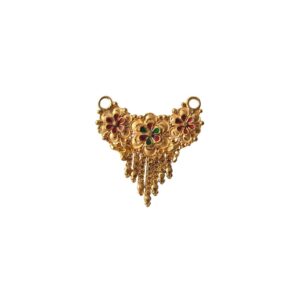 Solid 22K/18K/14K Fine Gold Certified Stamped Carved Design Pendant In 22 Carat,18 Carat and 14 Carat Fine Gold