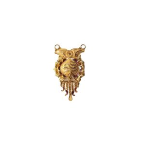 Solid 22K/18K/14K Fine Gold Certified Stamped Unique Carved Design Pendant In 22 Carat,18 Carat and 14 Carat Fine Gold