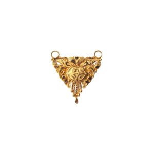 Solid 22K/18K/14K Fine Gold Certified Stamped Carved Design Pendant In 22 Carat,18 Carat and 14 Carat Fine Gold