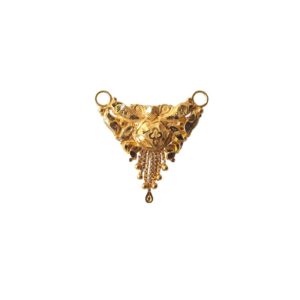 Solid 22K/18K/14K Fine Gold Certified Stamped Abstract Design Pendant In 22 Carat,18 Carat and 14 Carat Fine Gold