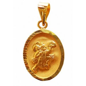 Solid 22K/18K/14K Fine Gold Certified Stamped Lord Hanuman Design Pendant In 22 Carat,18 Carat and 14 Carat Fine Gold