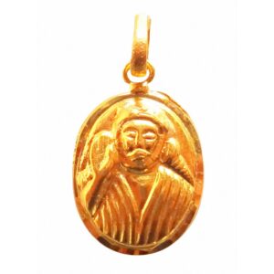 Solid 22K/18K/14K Fine Gold Certified Stamped Saint Sai Baba Design Pendant In 22 Carat,18 Carat and 14 Carat Fine Gold